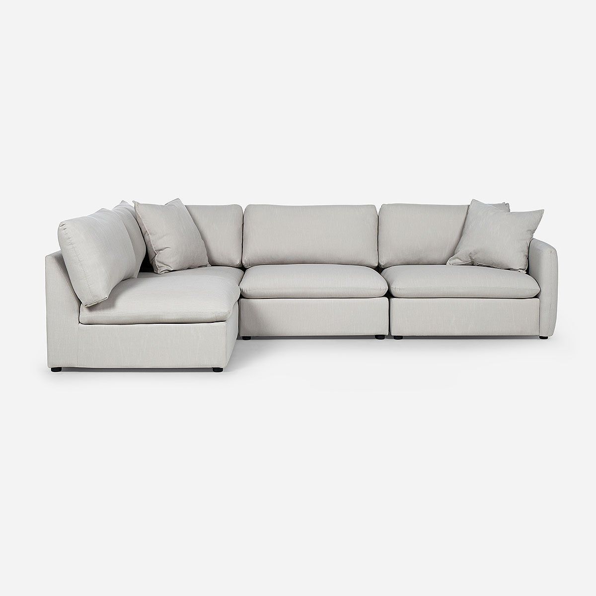 ROSEN - Sofá Seccional Rosen Zagreb Izquierdo Tela Beige