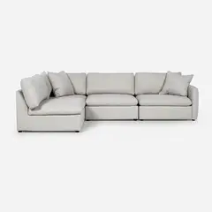ROSEN - Sofá Seccional Zagreb Izquierdo Tela Beige