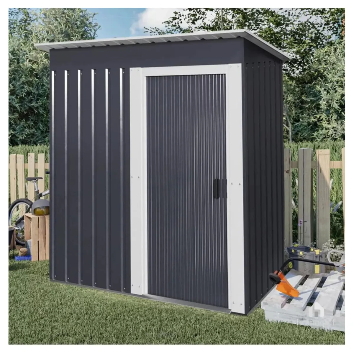 HOMECLAF - Bodega Prefabricada Jardín M 194x93x148