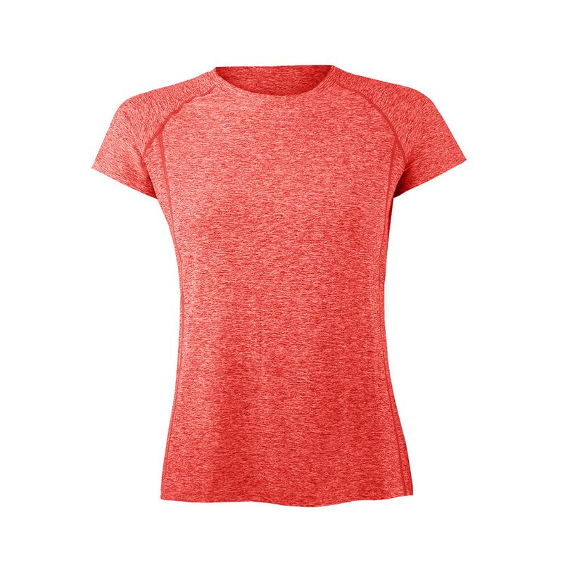 ANDESLAND OUTDOOR APPAREL - Polera Dry Fit Manga Corta Bangsi Pro Salmón Mujer