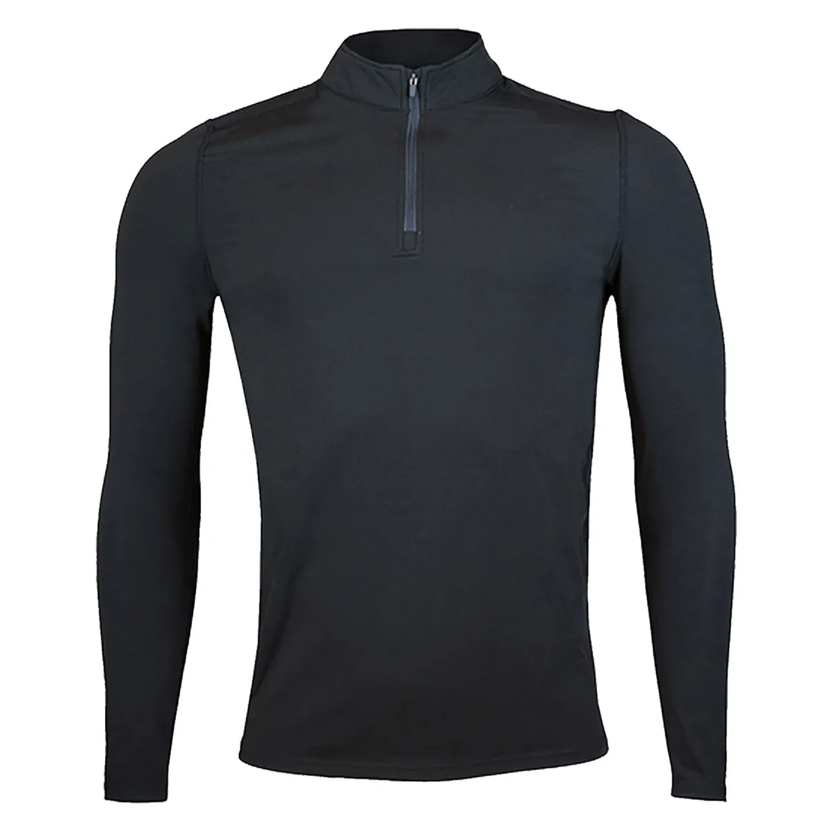 ANDESLAND OUTDOOR APPAREL - Polera Micropolar Primera Capa Blanford Negro Hombre
