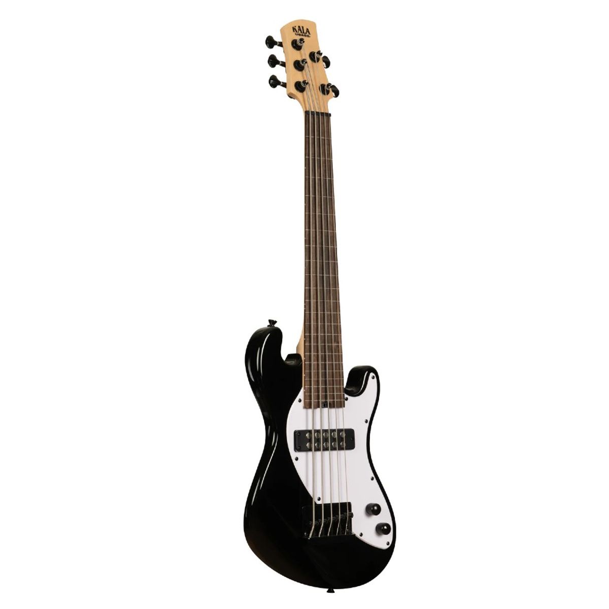 KALA - U-Bass Cuerpo Sólido 5 Cuerdas Fretless Ubass-SB5-BK-FL Kala