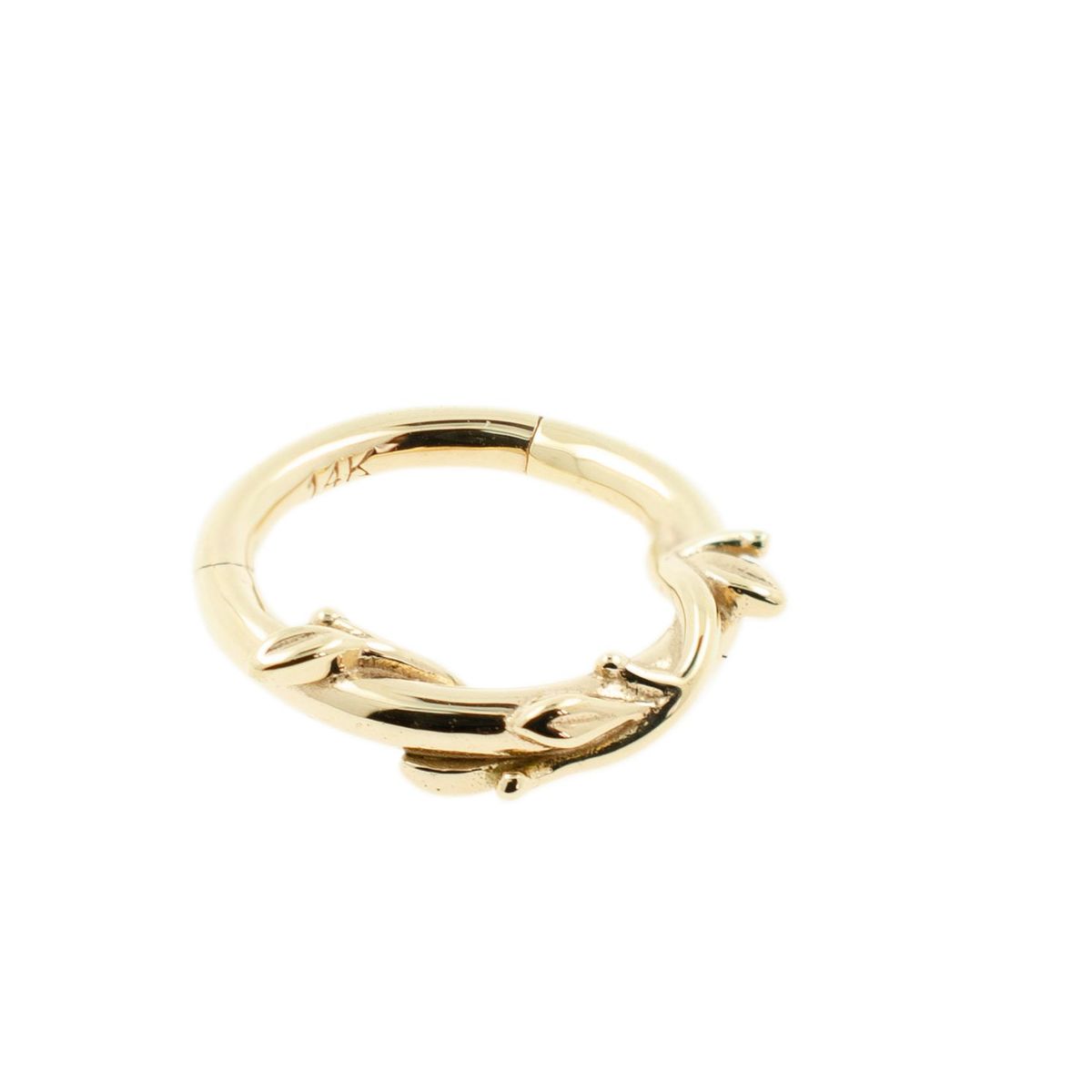 GENERICO - Segment ring con enredadera oro amarillo
