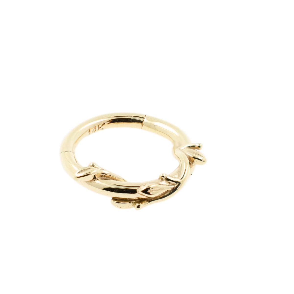 GENERICO - Segment ring con enredadera oro amarillo