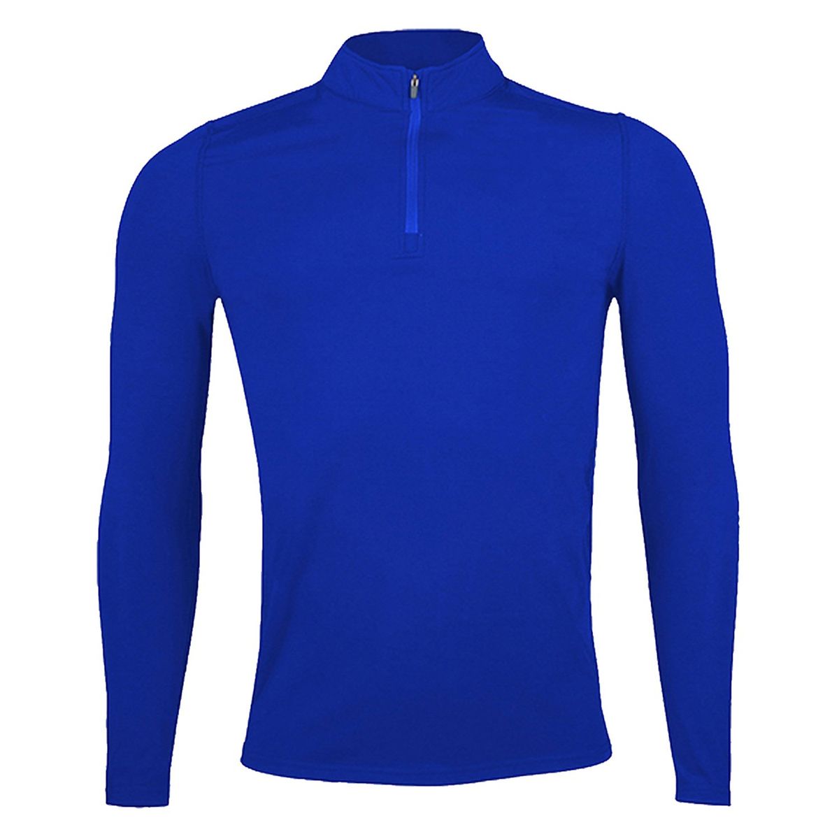 ANDESLAND OUTDOOR APPAREL - Polera Micropolar Primera Capa con Cierre Chilla Azul Hombre