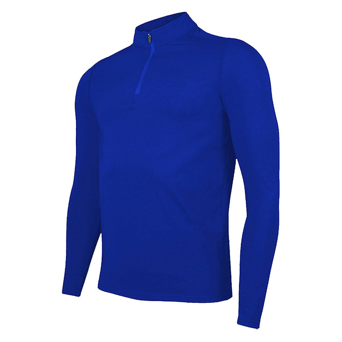 ANDESLAND OUTDOOR APPAREL - Polera Micropolar Primera Capa con Cierre Chilla Azul Hombre