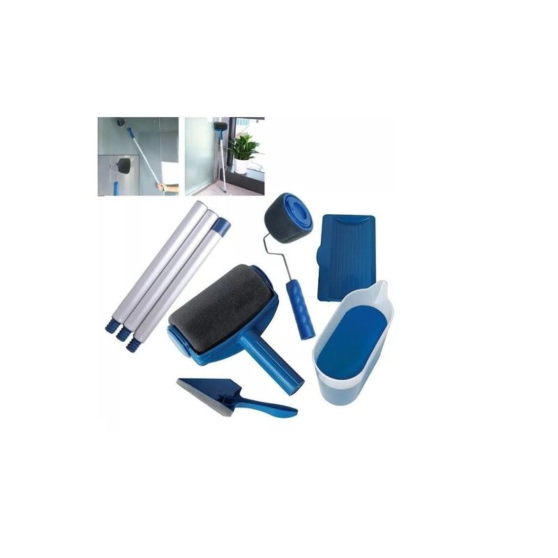 GENERICO - Rodillo Para Pintar Kit Completo Facil Y Comodo De Usar Blue