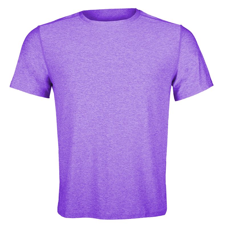 ANDESLAND OUTDOOR APPAREL - Polera Dry Fit Manga Corta Bangsi Pro Lila Hombre