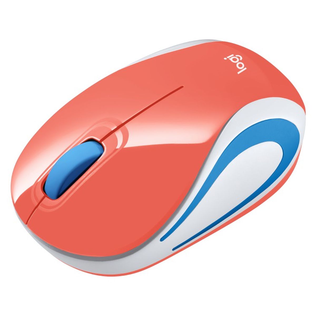 OEM - MOUSE MINI LOGITECH INALAM M187 REFRESH CORAL 910-005362