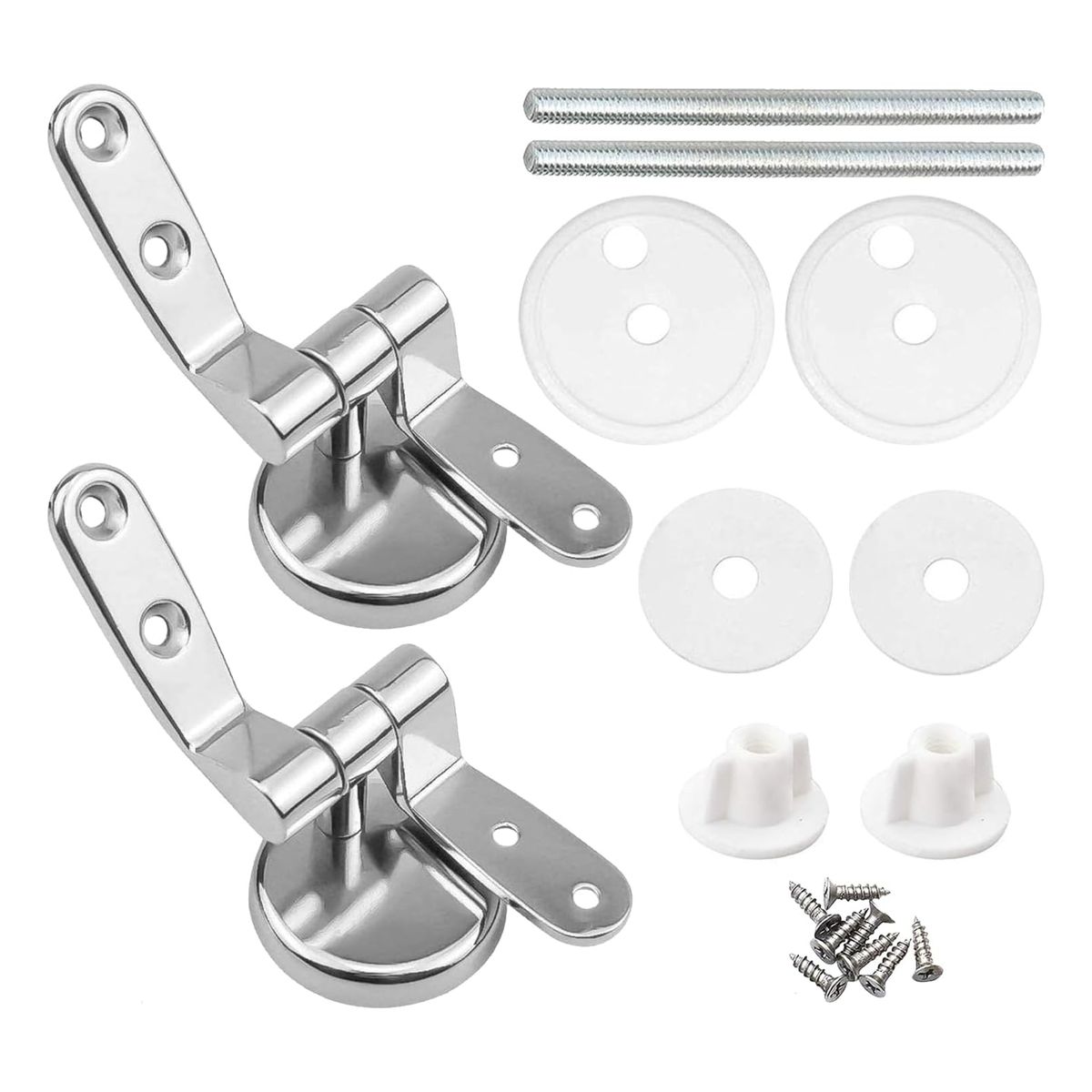 ATURE - 2u Bisagras Para Tapa Asientos Inodoro Wc Aleación Aluminio