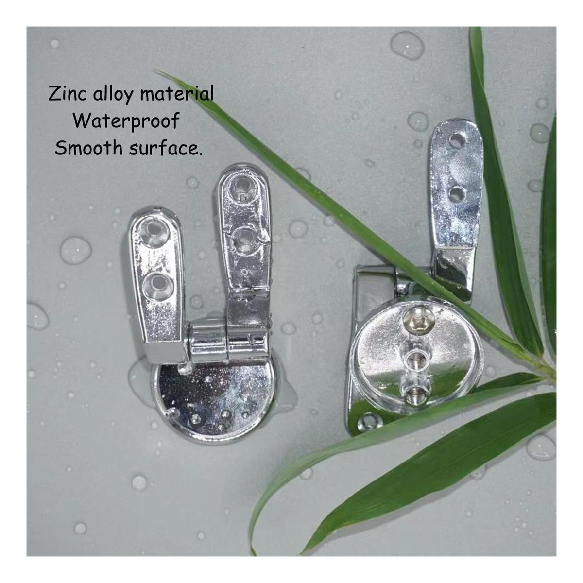 ATURE - 2u Bisagras Para Tapa Asientos Inodoro Wc Aleación Aluminio