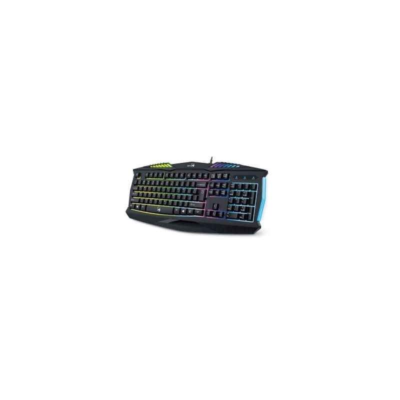 OEM - TECLADO ESPAÑOL  GENIUS K220 SCORPION NEGRO.