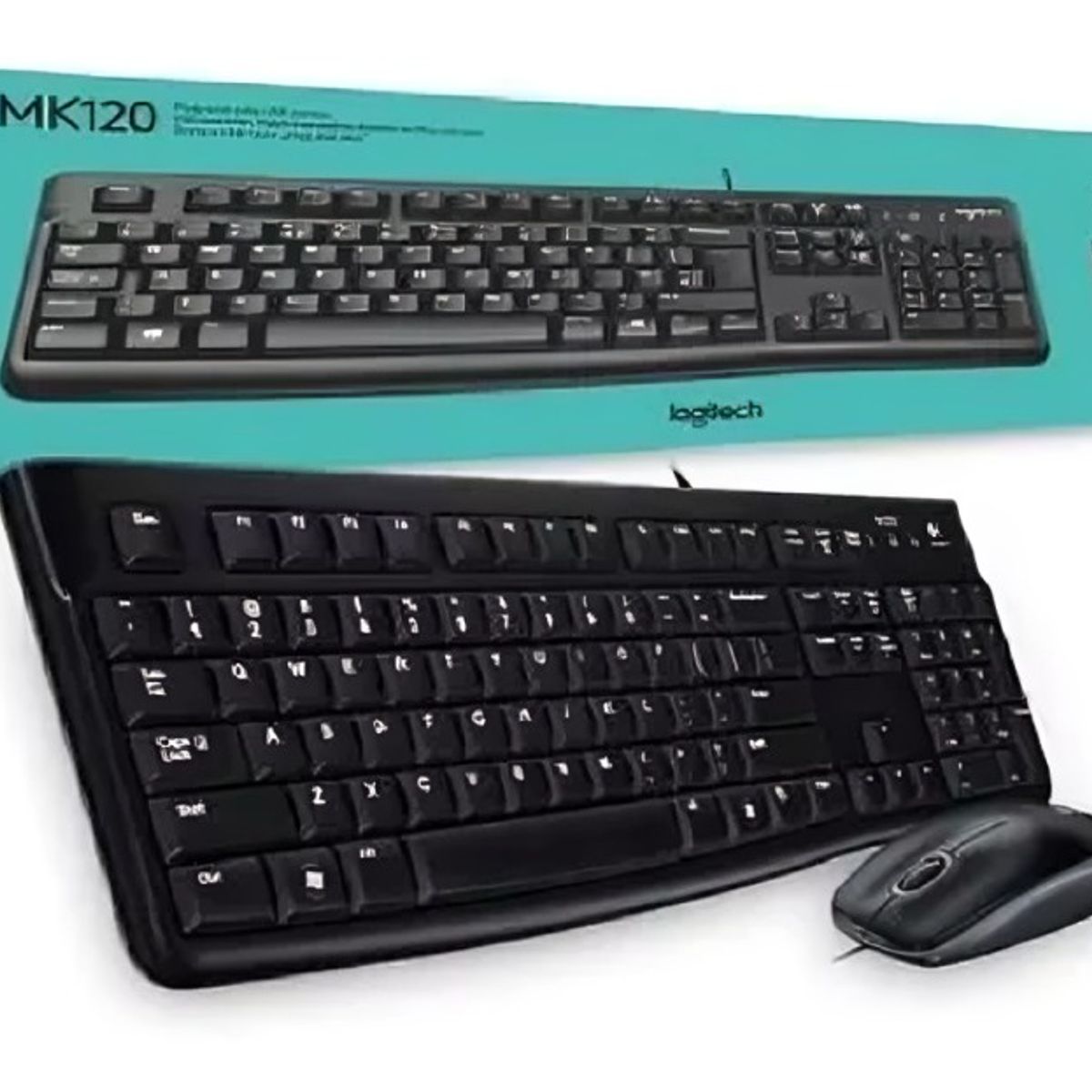 OEM - KIT TECMOU LOGITECH ALAMBRICO MK120 NEG 920-004428.