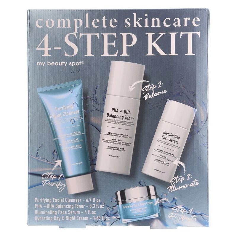 BODY LUXURIES - SET DE CUIDADO FACIAL COMPLETE SKINCARE 4-STEP KIT