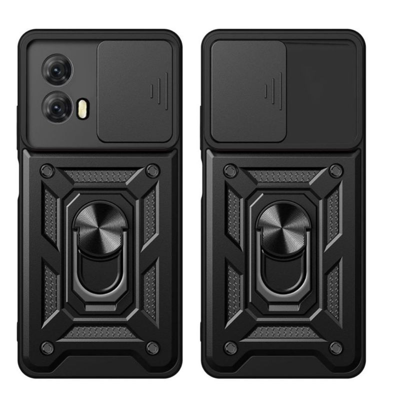 GENERICO - Carcasa Funda Anti golpe para Motorola G04  G04S - Negro