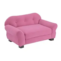 BILDUN - Cama Mascota Felpa Rosada