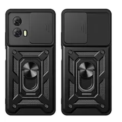 GENERICO - Carcasa Funda Anti golpe para Motorola G04 G04s- Negro