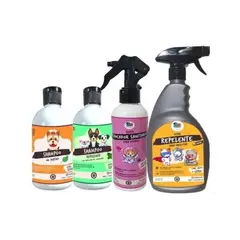 MASCOKITS - Kit Para Perro Repelente Educador Sanitario Shampoo