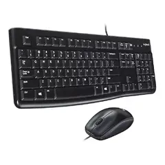 OEM - KIT TECMOU LOGITECH ALAMBRICO MK120 NEG 920-004428