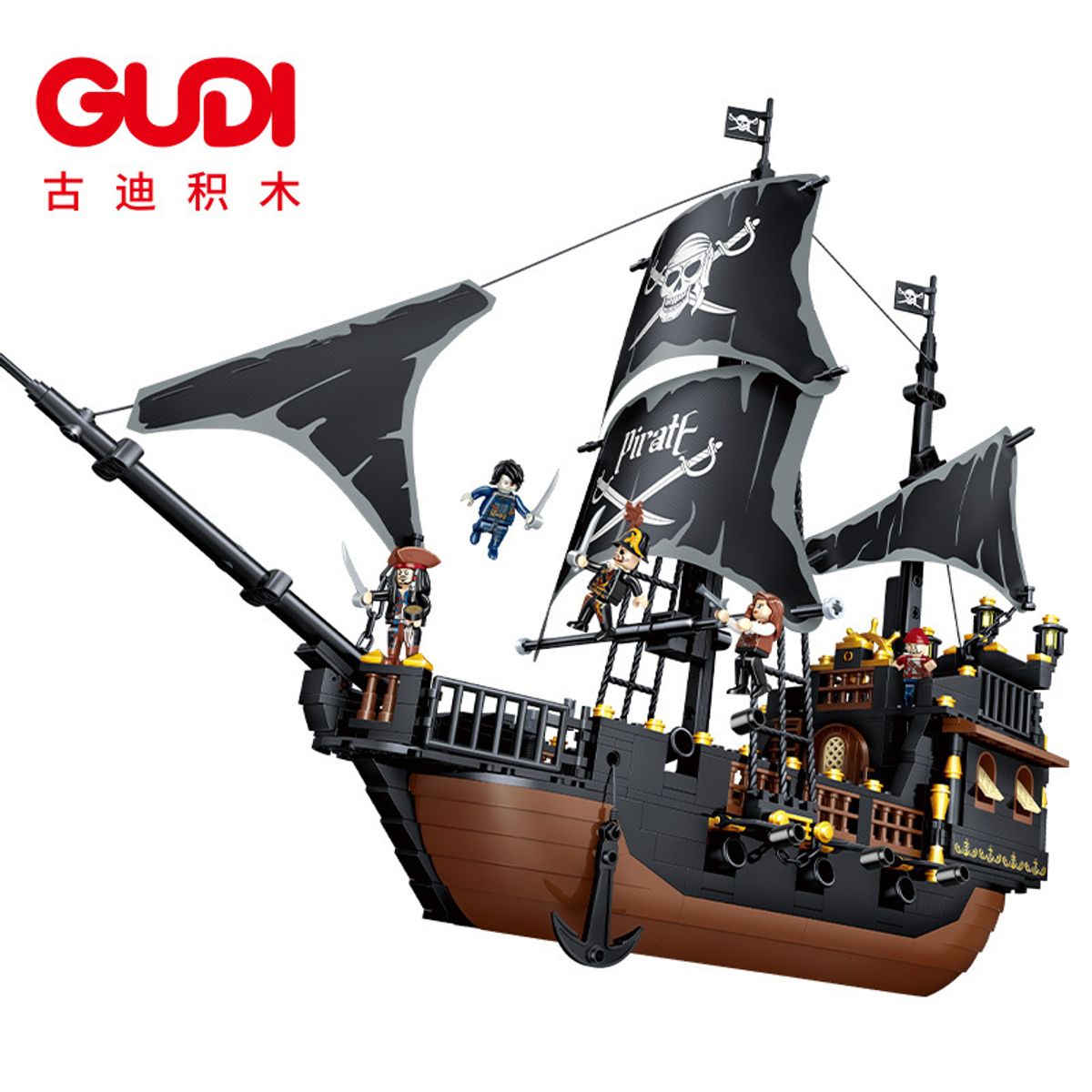 GENERICO - Barco Pirata Sparrow Bloques De Contrucción
