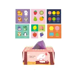 GENERICO - Caja de Pañuelos Sensoriales Para Bebés y Niños