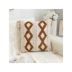 GENERICO - SET 4 FUNDA PARA COJIN MODELO BOHO 45X45 B3