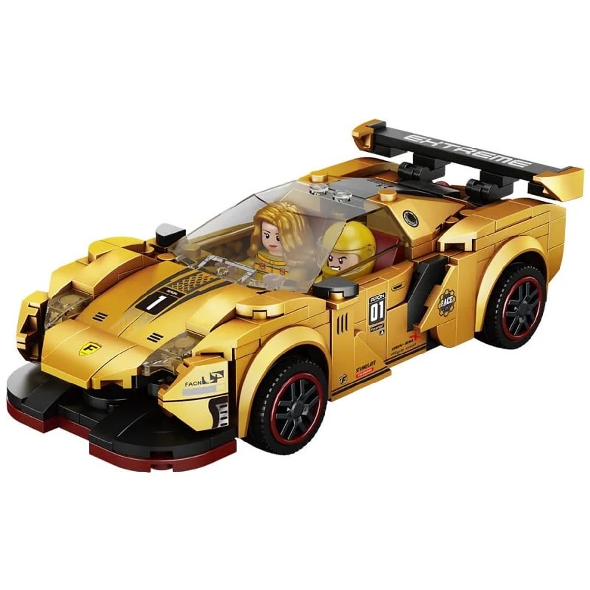 GENERICO - Mini Autos Coleccionables Bloques De Construcción Racing Car