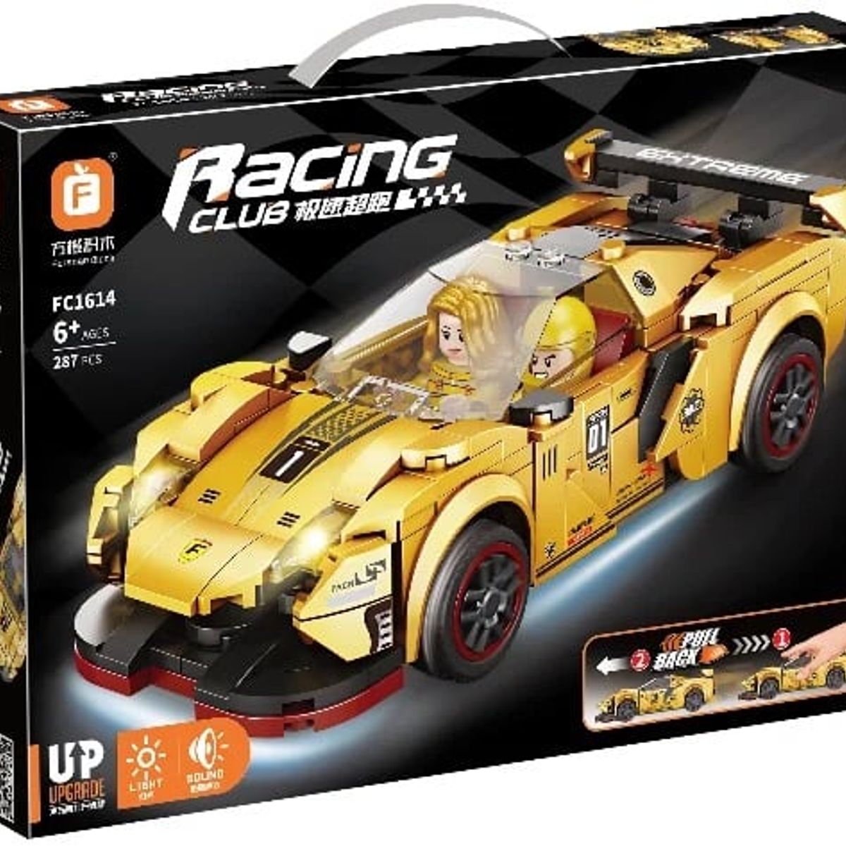 GENERICO - Mini Autos Coleccionables Bloques De Construcción Racing Car