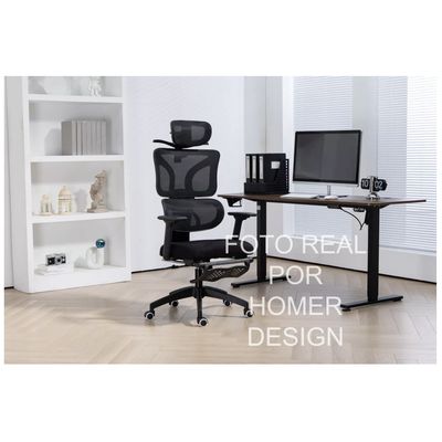 Imagen 2 del producto Silla Ergonómica Oficina Ejecutiva Reclinable Con Colgador de ropa
