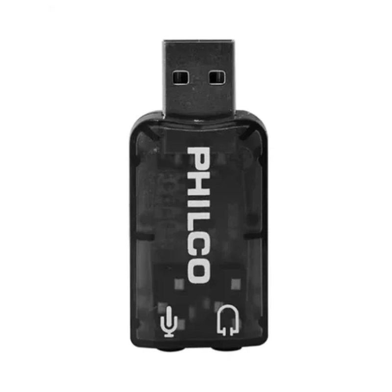 PHILCO - Tarjeta De Sonido Usb Philco Au 100