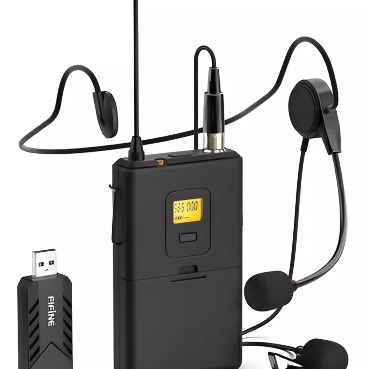 FIFINE - Micrófono Fifine Usb Inalámbrico K031b Condensador Cardioide