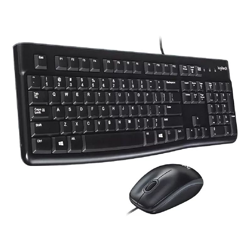 OEM - KIT TECMOU LOGITECH ALAMBRICO MK120 NEG 920-004428