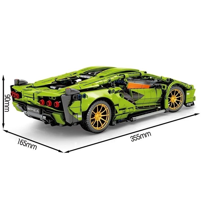 GENERICO - Autos Bloques De Construcción Lamborghini 1280 pcs