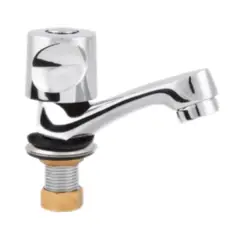 GENERICO - Llave lavatorio Hoffens cromada estándar Flujo agua de 6-8 lmin