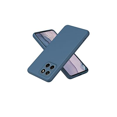 Generico Carcasa Compatible Con Xiaomi 14T Pro Goma Azul
