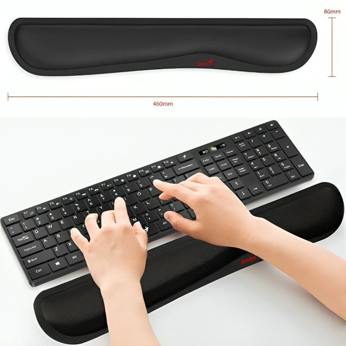 OEM - PAD TECLADO GENIUS G-WP100  ERGONOMIC