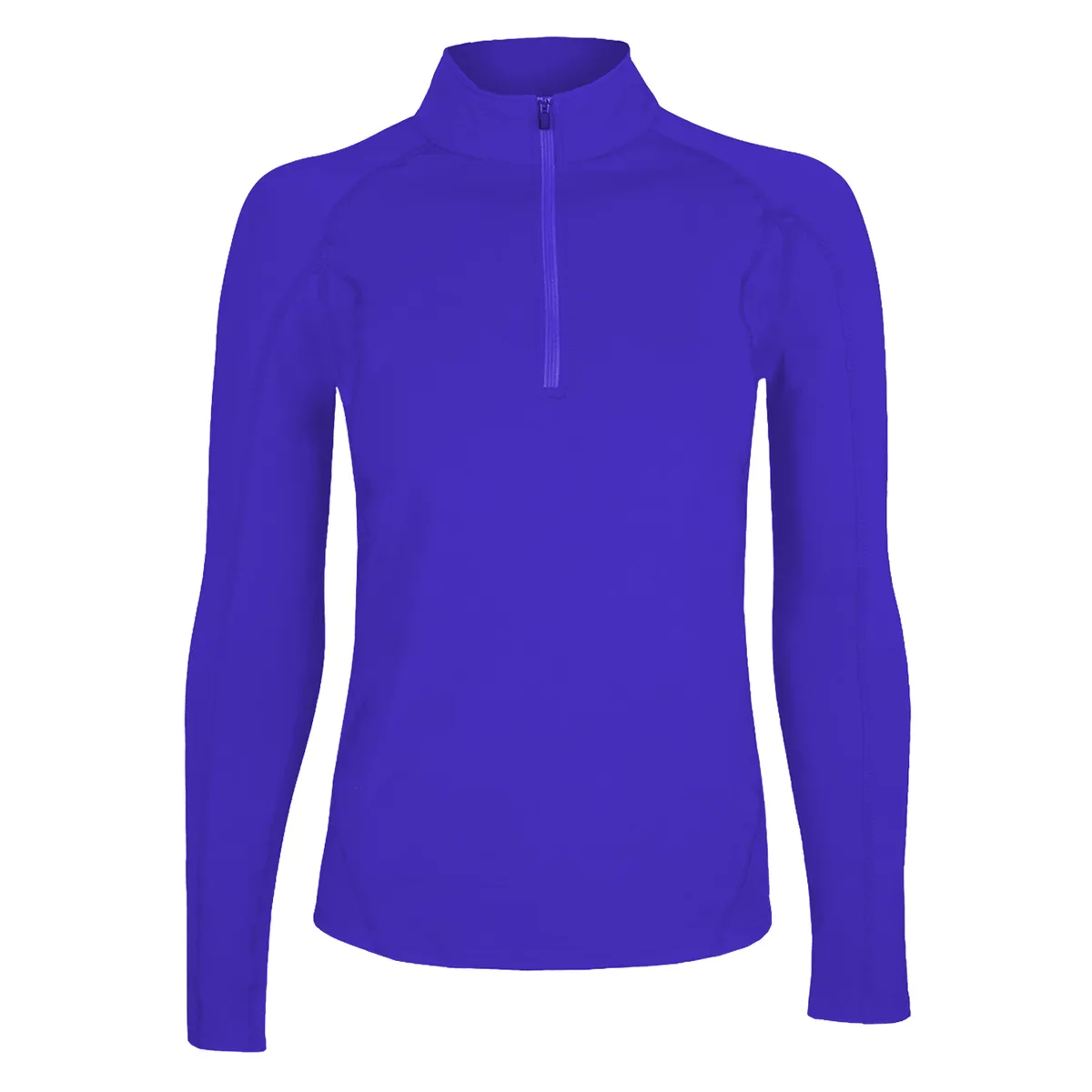 ANDESLAND OUTDOOR APPAREL - Polera Micropolar Primera Capa con Cierre Chilla Azul Mujer