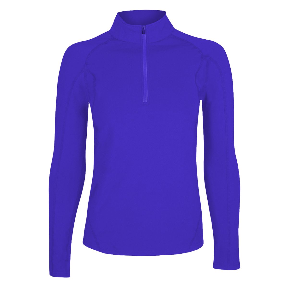 ANDESLAND OUTDOOR APPAREL - Polera Micropolar Primera Capa con Cierre Chilla Azul Mujer