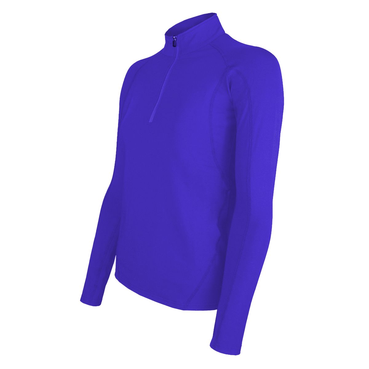 ANDESLAND OUTDOOR APPAREL - Polera Micropolar Primera Capa con Cierre Chilla Azul Mujer