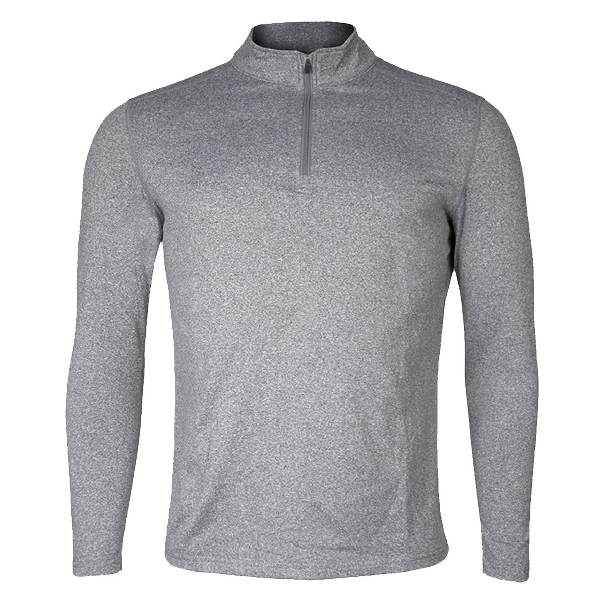 ANDESLAND OUTDOOR APPAREL - Polera Micropolar Primera Capa con Cierre Chilla Gris Hombre