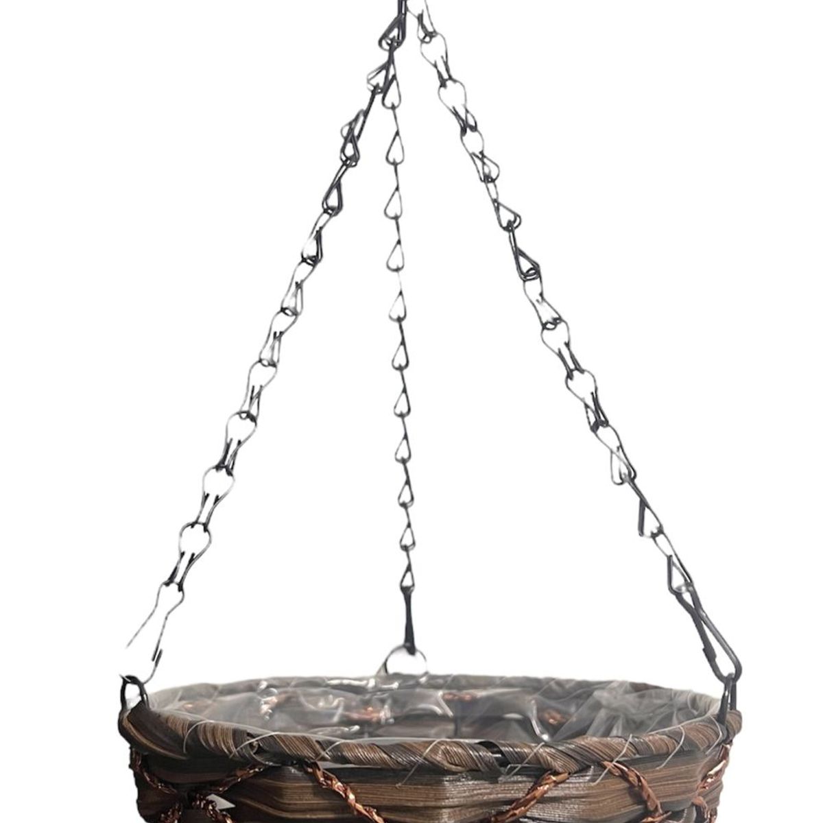 OEM - Maceta Colgante Macetero Colgante De Mimbre Tejido Fibra G