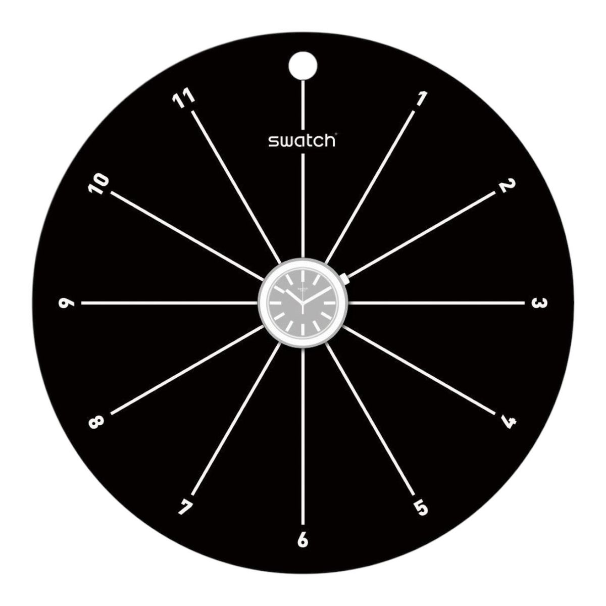 SWATCH - Soporte de pared Swatch Popwalli Black