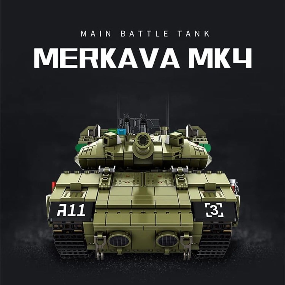 GENERICO - Tanques De Guerra Bloques De Construcción MK4 -1730 pcs