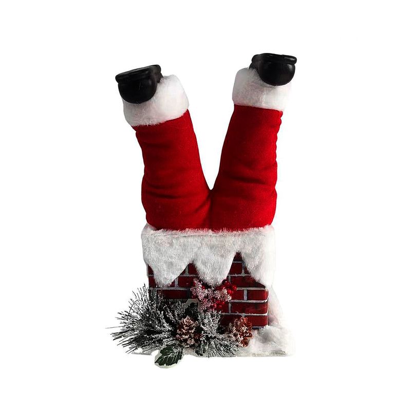 GENERICO - CHIMENEA CON PATITAS ANIMATRONICS 35CM X1UNI