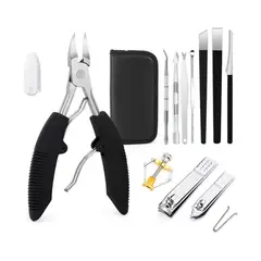 GENERICO - Set Pedicura Manicura Uñas Encarnadas Acero Inoxidable