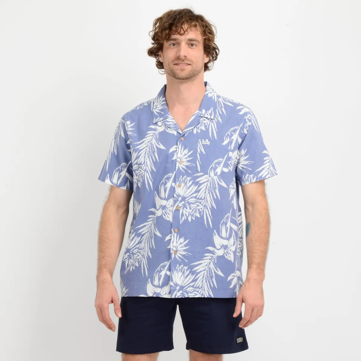 O'NEILL - CAMISA MANGA CORTA TROPICANA  AZUL