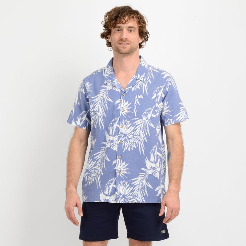 O'NEILL - CAMISA MANGA CORTA TROPICANA  AZUL