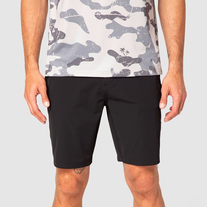 BUBBA - Walkshort Spandex Black Black Bubba