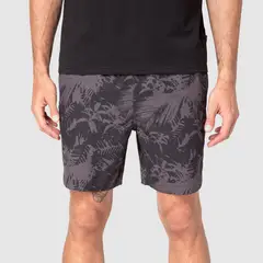 BUBBA - Short Active Duo Palms Black