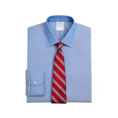 BROOKS BROTHERS - Camisa Cotton Slim Non-Iron Oxford Hombre Azul